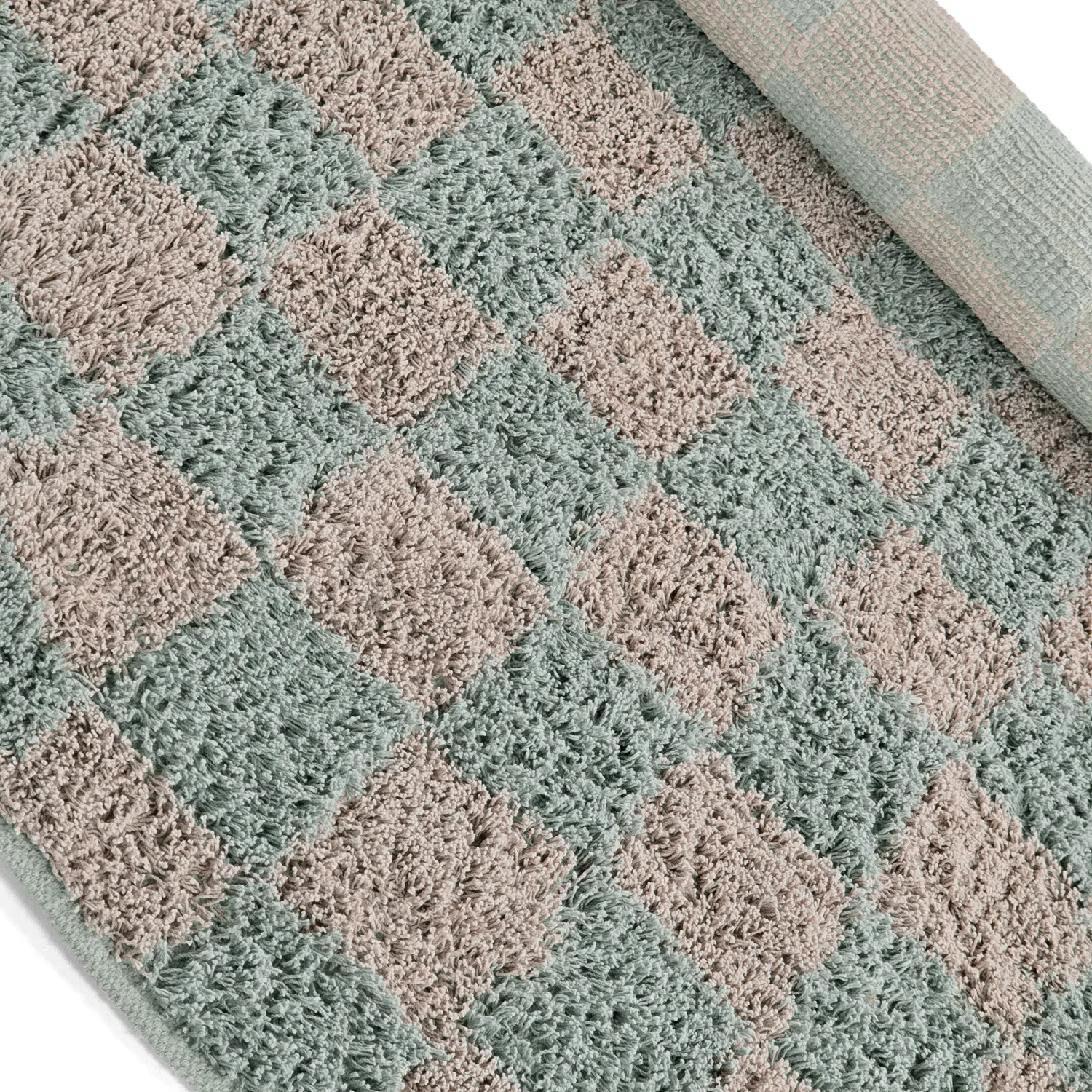 Kolo koberce - Elsey Natural Cotton Shaggy (šedá/rúžová)