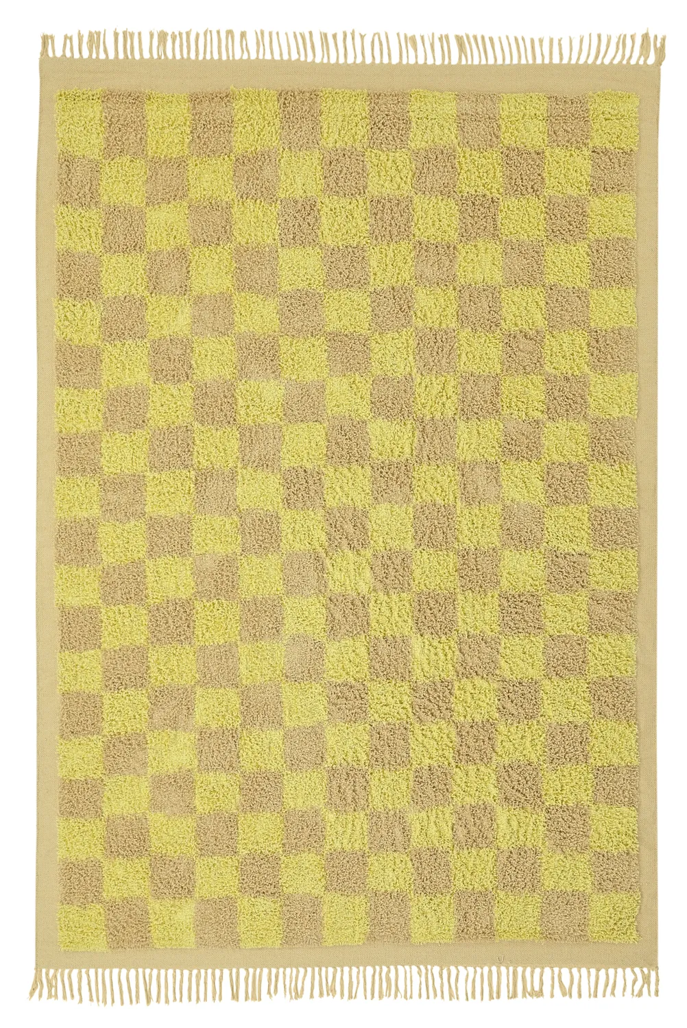 Koberce s dlhým vlasom - Elsey Natural Cotton Shaggy (žltá/bežová)