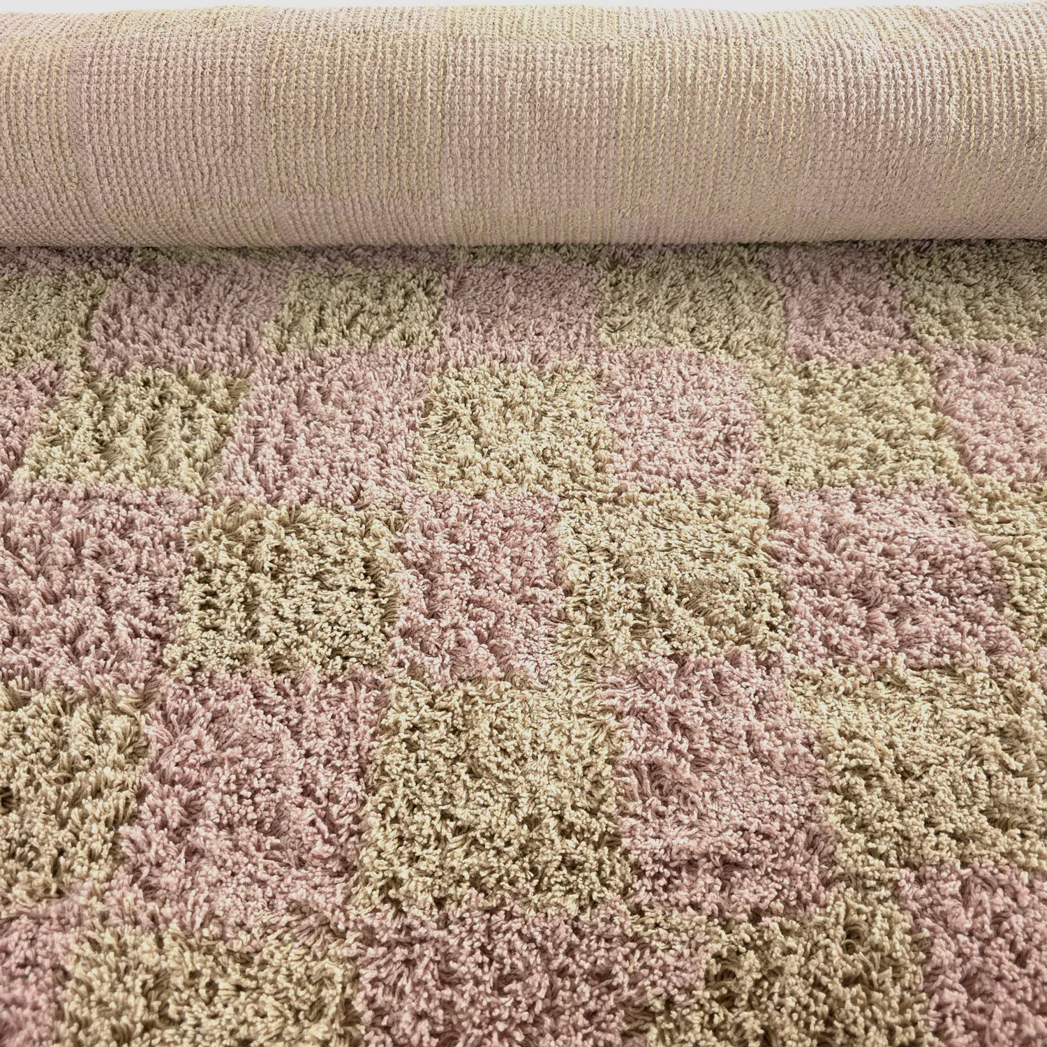Koberce s chlupatým povrchem - Elsey Natural Cotton Shaggy (ružová/oranžová)
