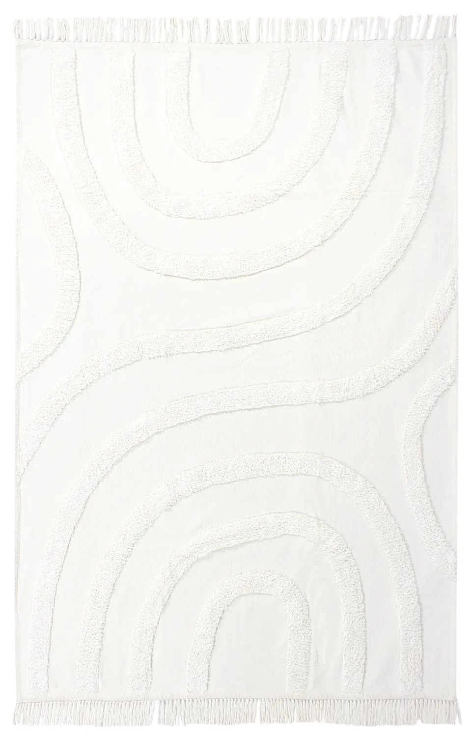 Koberce s dlhým vlasom - Emilia Natural Cotton Shaggy (offwhite)