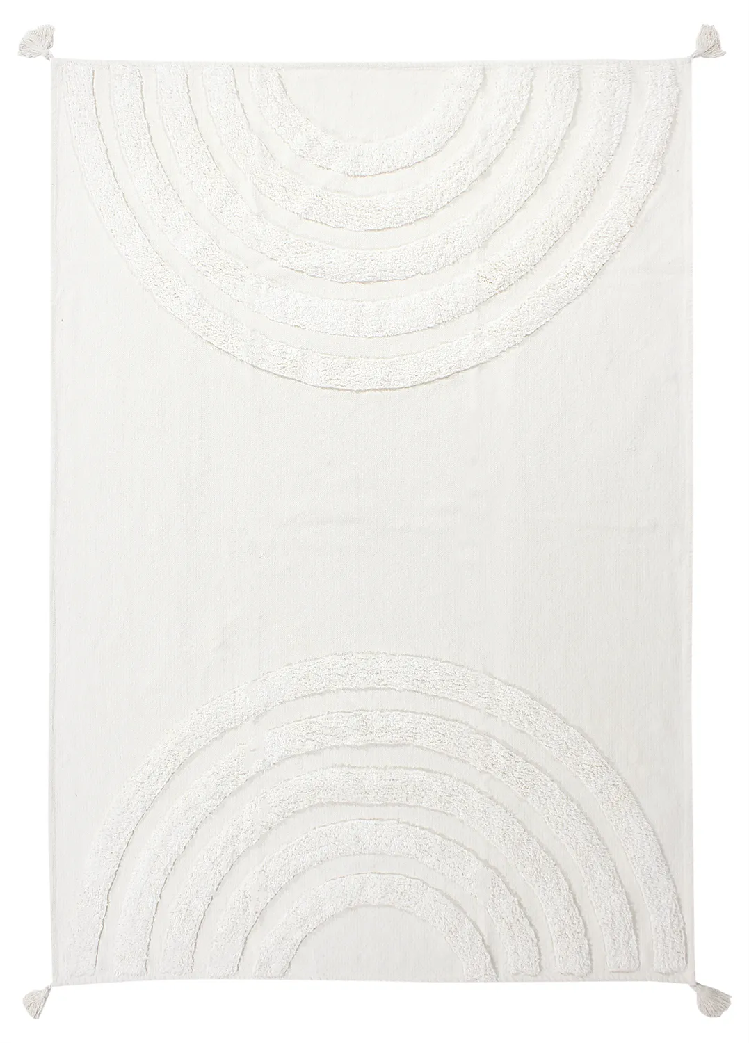 Koberce s dlhým vlasom - Everly Natural Cotton Shaggy (offwhite)