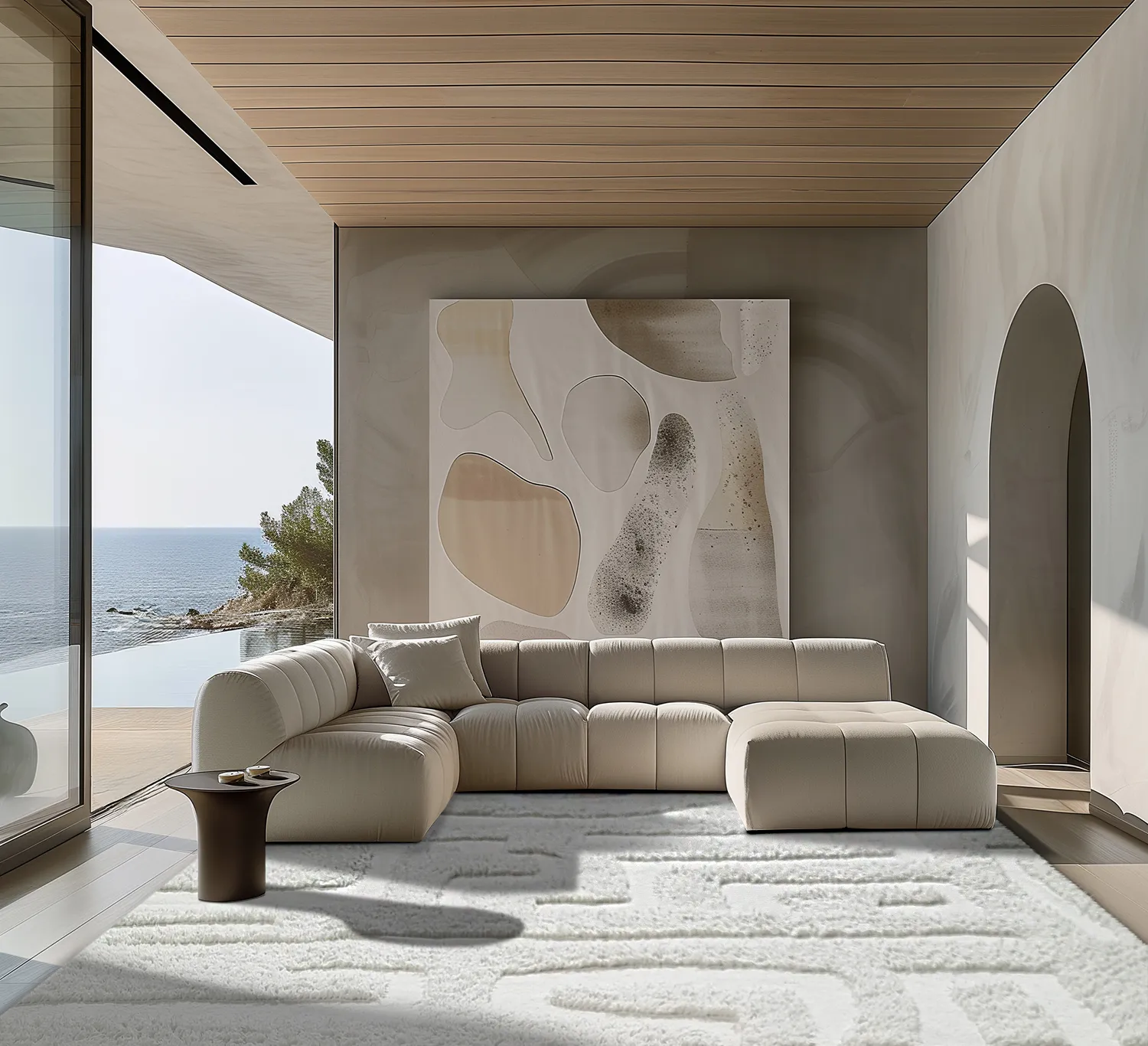 Koberce s dlhým vlasom - Fallon Natural Cotton Shaggy (offwhite)