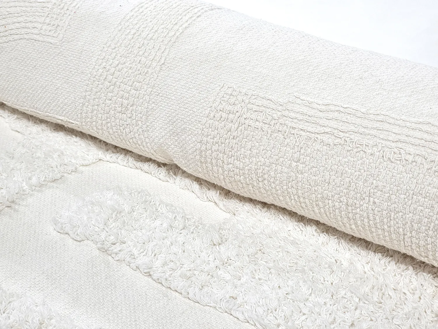 Koberce s dlhým vlasom - Fallon Natural Cotton Shaggy (offwhite)