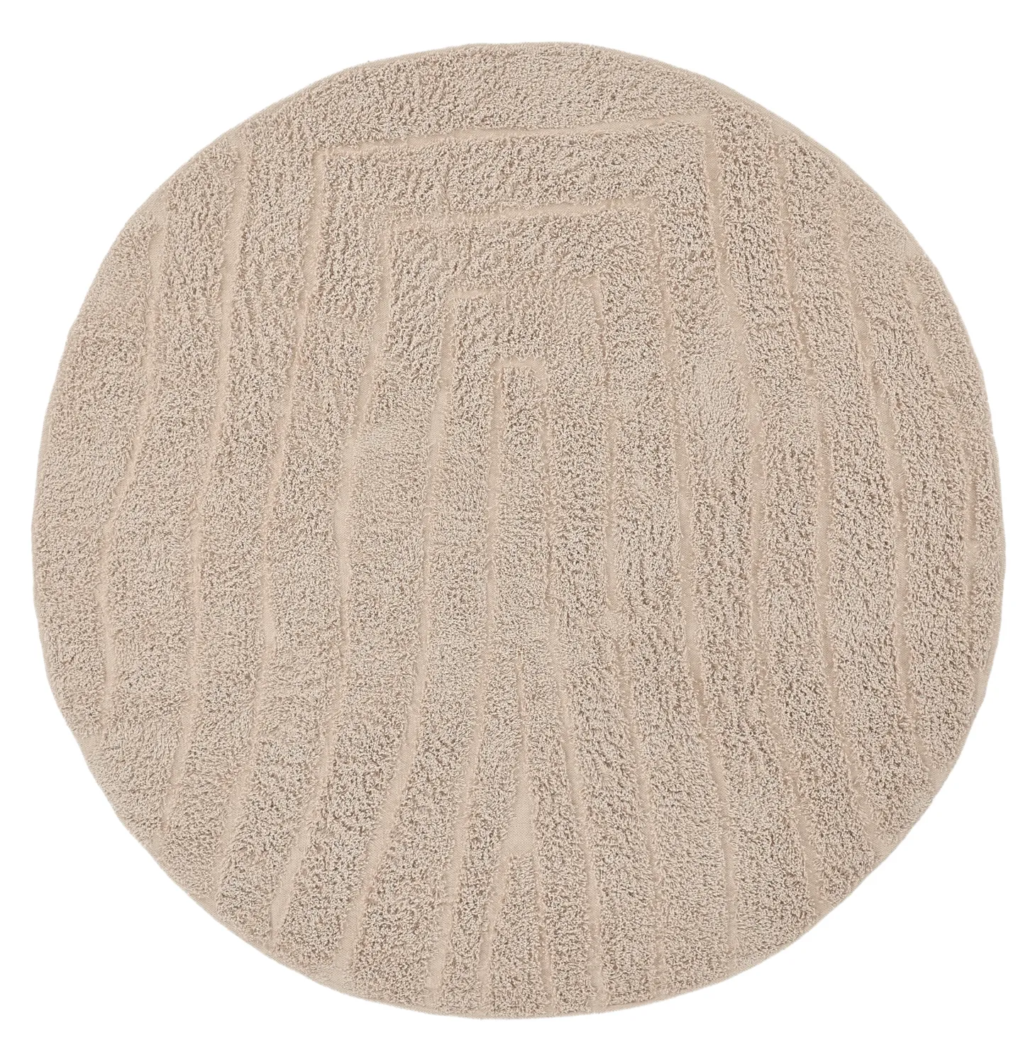 Kolozúci koberec - Farley Natural Cotton Shaggy (béžová)