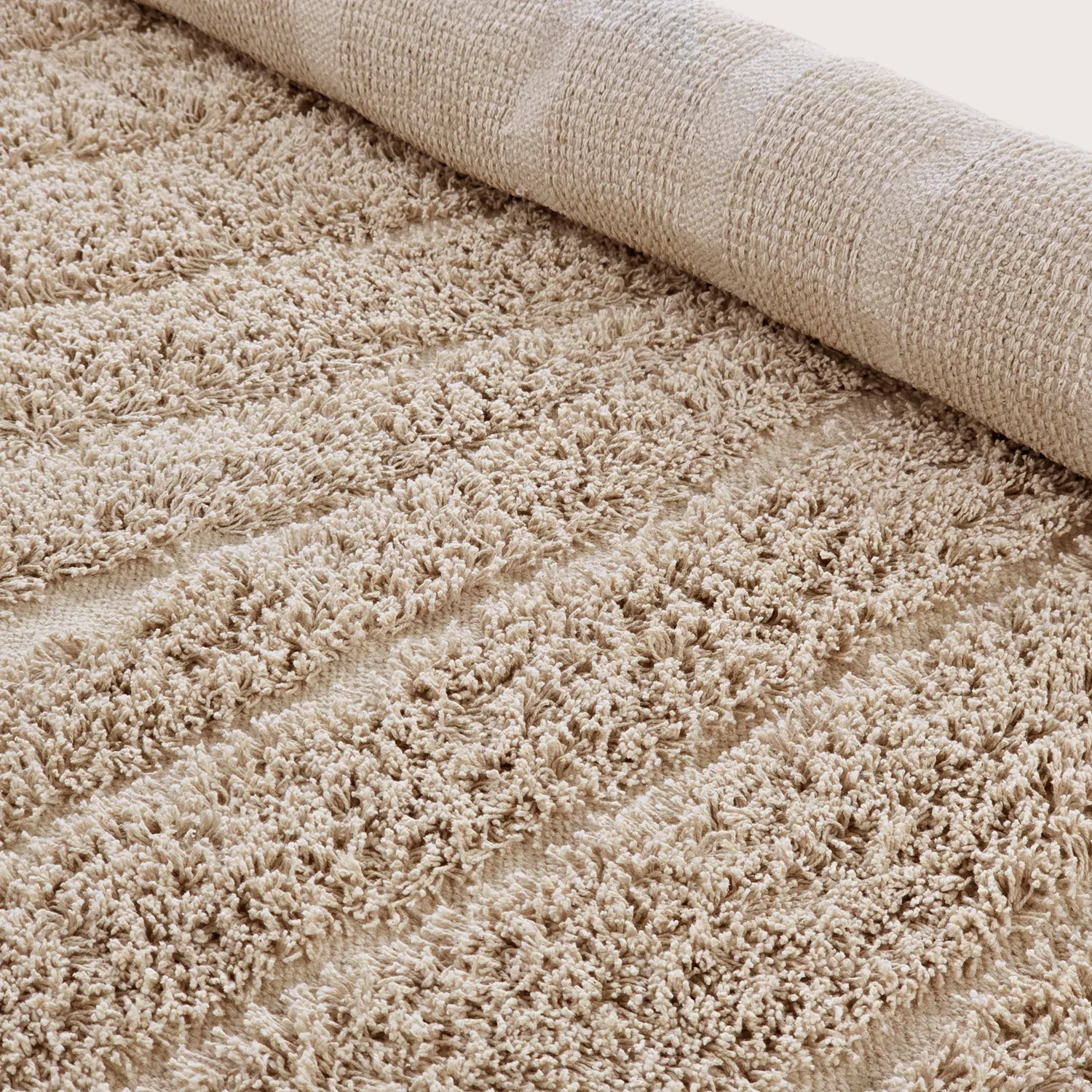 Kolozúci koberec - Farley Natural Cotton Shaggy (béžová)