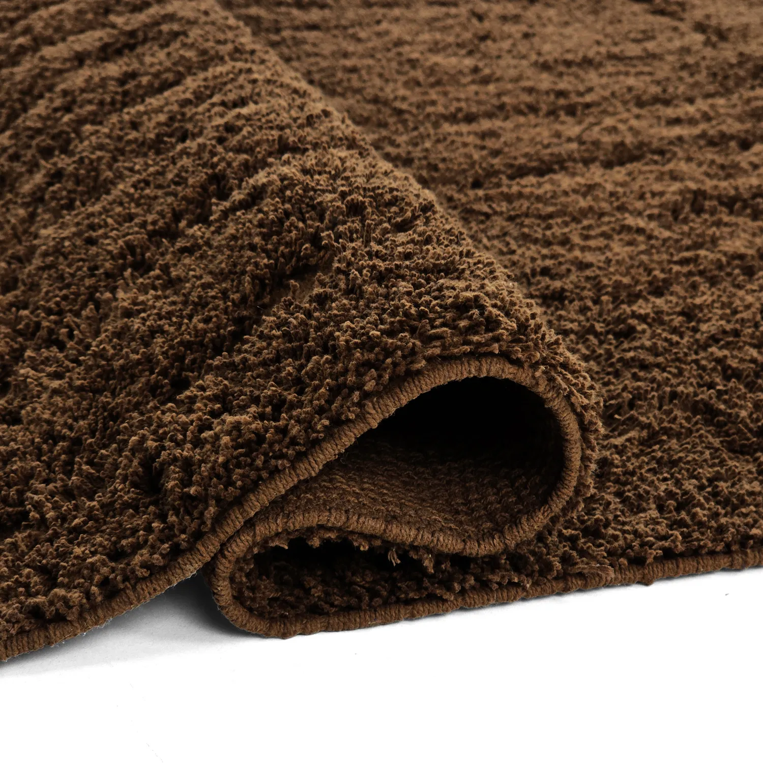 Koberce s chlupatým povrchem - Farley Natural Cotton Shaggy (hnedá)