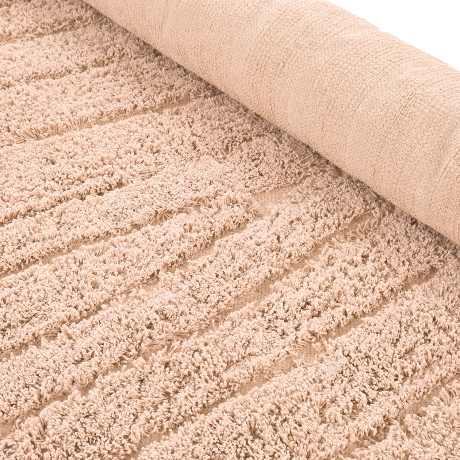 Koberce s chlupatým povrchem - Farley Natural Cotton Shaggy (ružová)