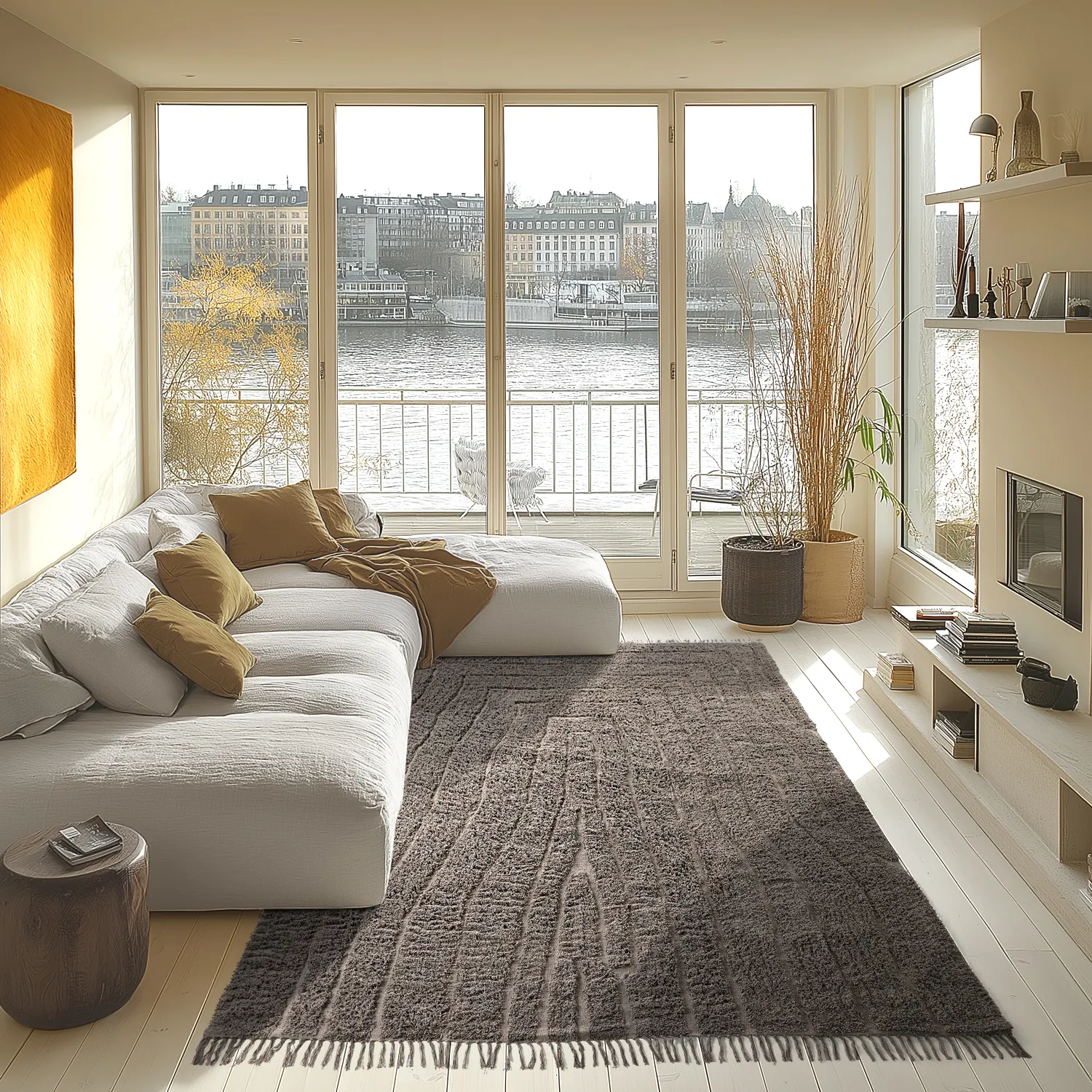 Koberce s dlhým vlasom - Farley Natural Cotton Shaggy (taupe)