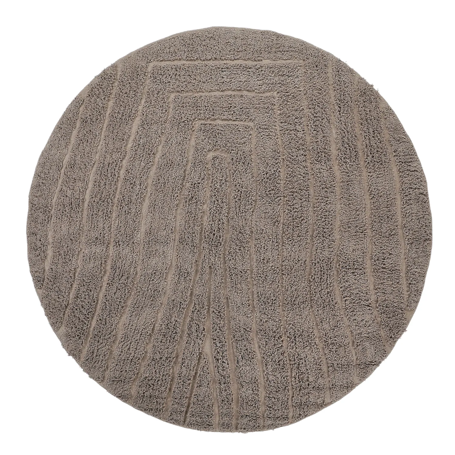 Kolozúci koberec - Farley Natural Cotton Shaggy (taupe)