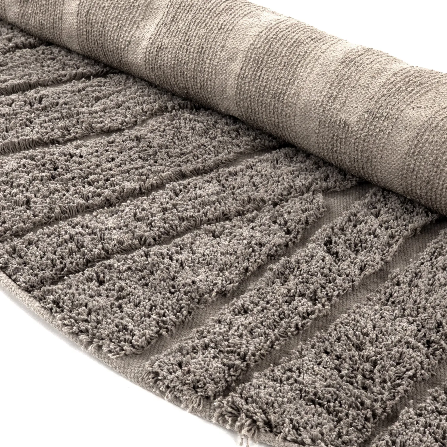 Kolozúci koberec - Farley Natural Cotton Shaggy (taupe)