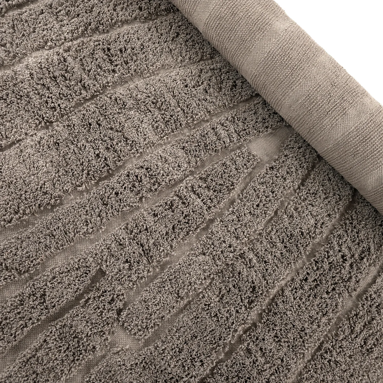 Koberce s dlhým vlasom - Farley Natural Cotton Shaggy (taupe)