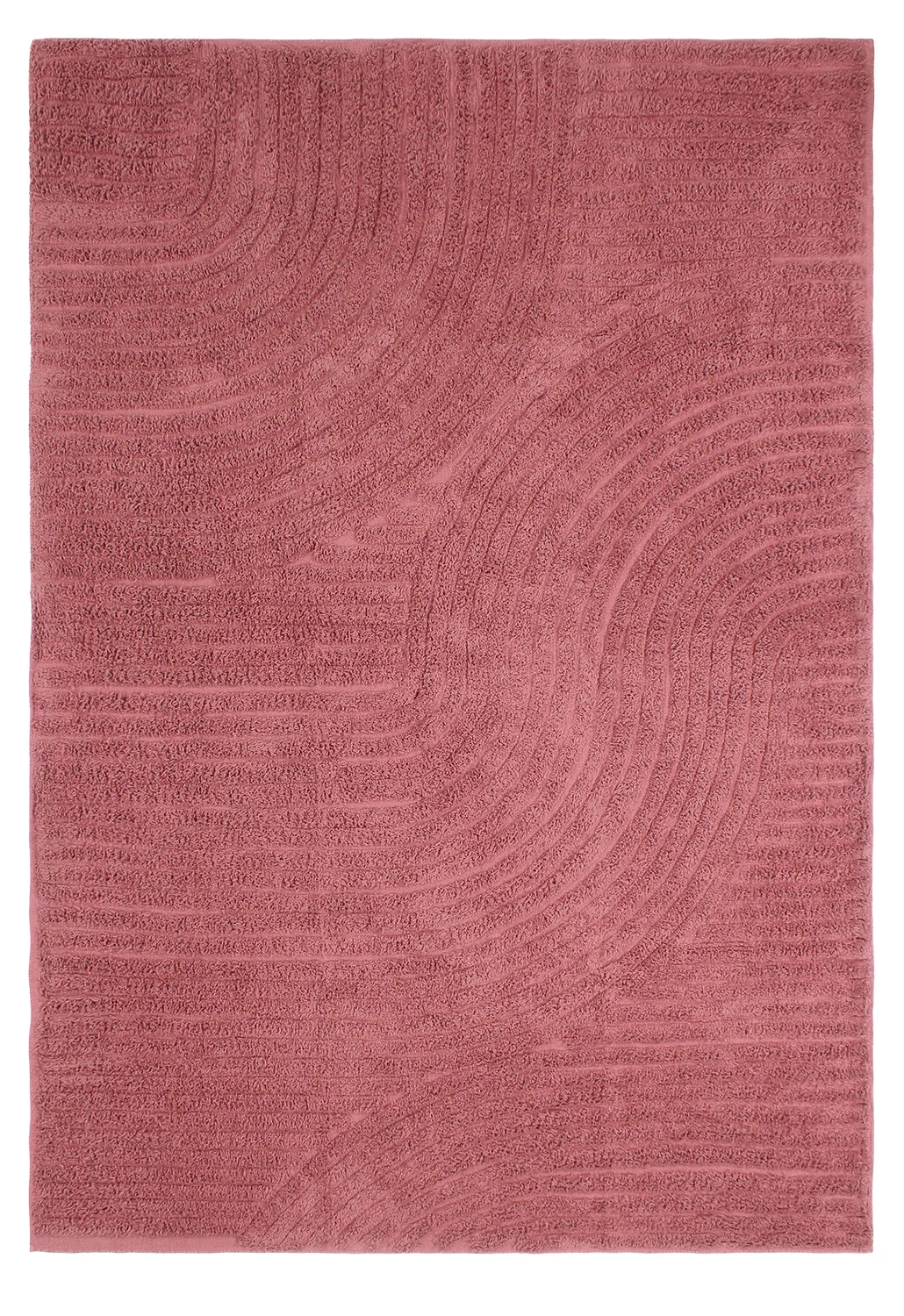 Koberce s dlhým vlasom - Halo Natural Cotton Shaggy (červená)