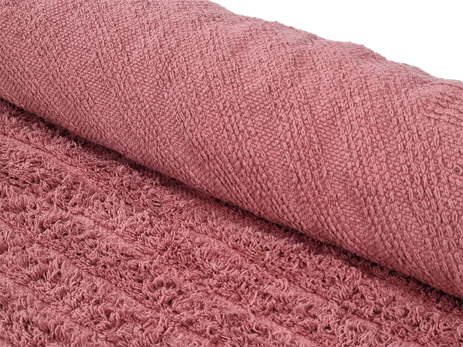 Kolozúbkový koberec - Halo Natural Cotton Shaggy (červená)