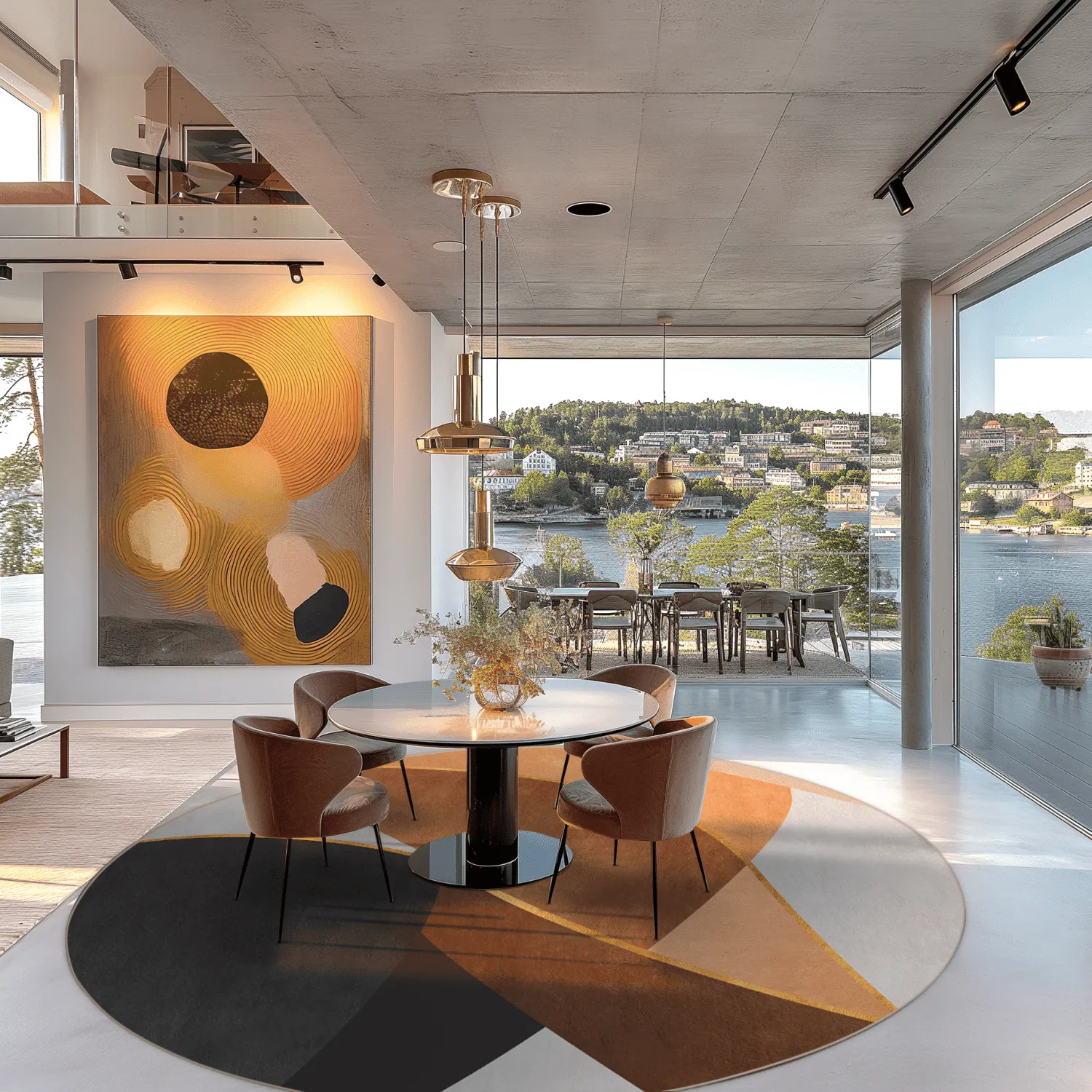 Kruhový koberec - Hazel (viacfarebný)