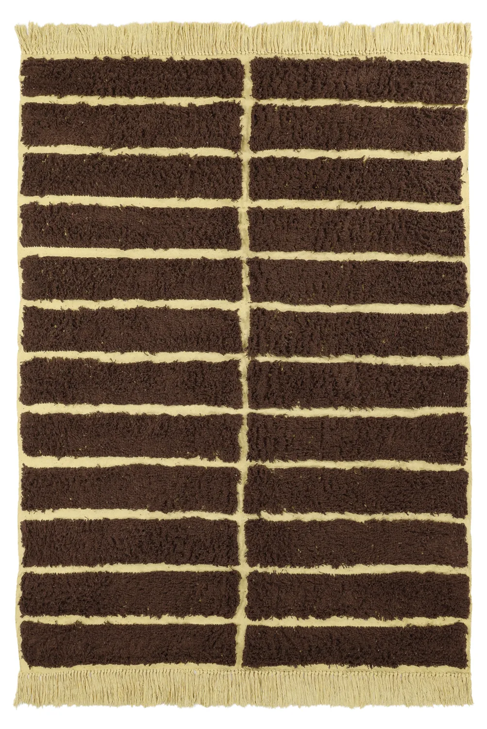 Hladké koberce - Ikara Natural Cotton Shaggy (hnedá)