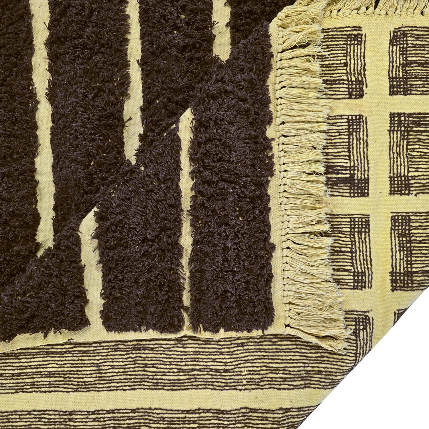 Hladké koberce - Ikara Natural Cotton Shaggy (hnedá)