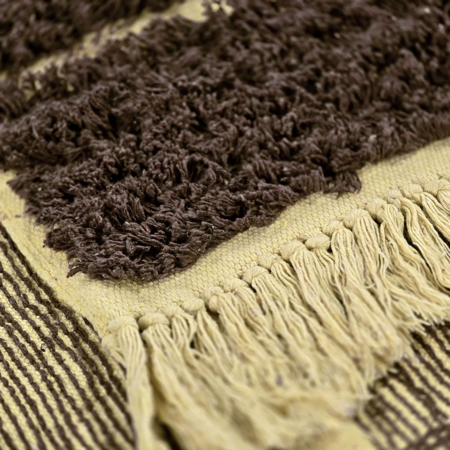 Hladké koberce - Ikara Natural Cotton Shaggy (hnedá)