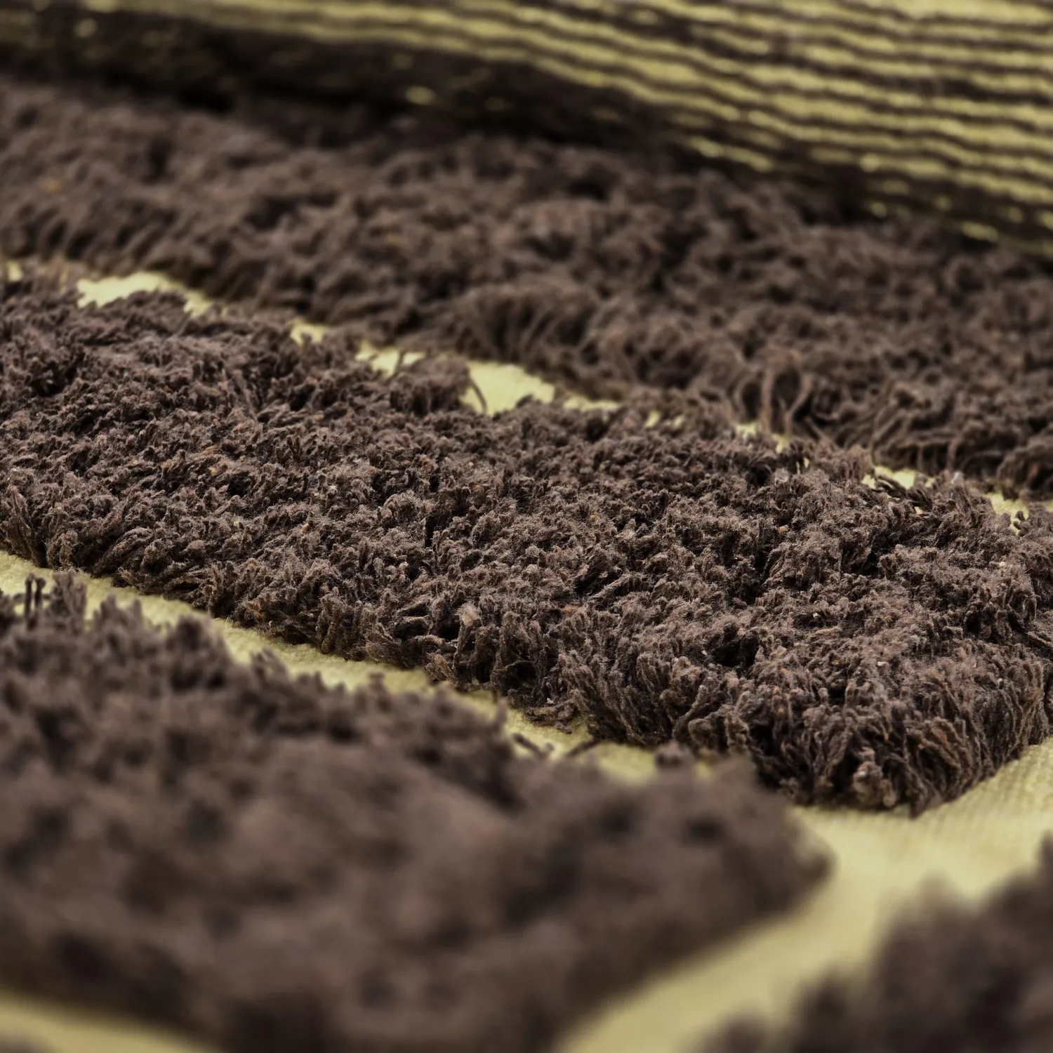 Kruhový koberec - Ikara Natural Cotton Shaggy (hnedá)