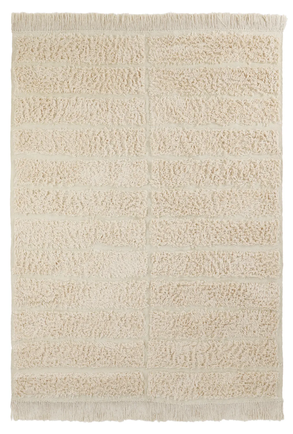Hladké koberce - Ikara Natural Cotton Shaggy (krémová)