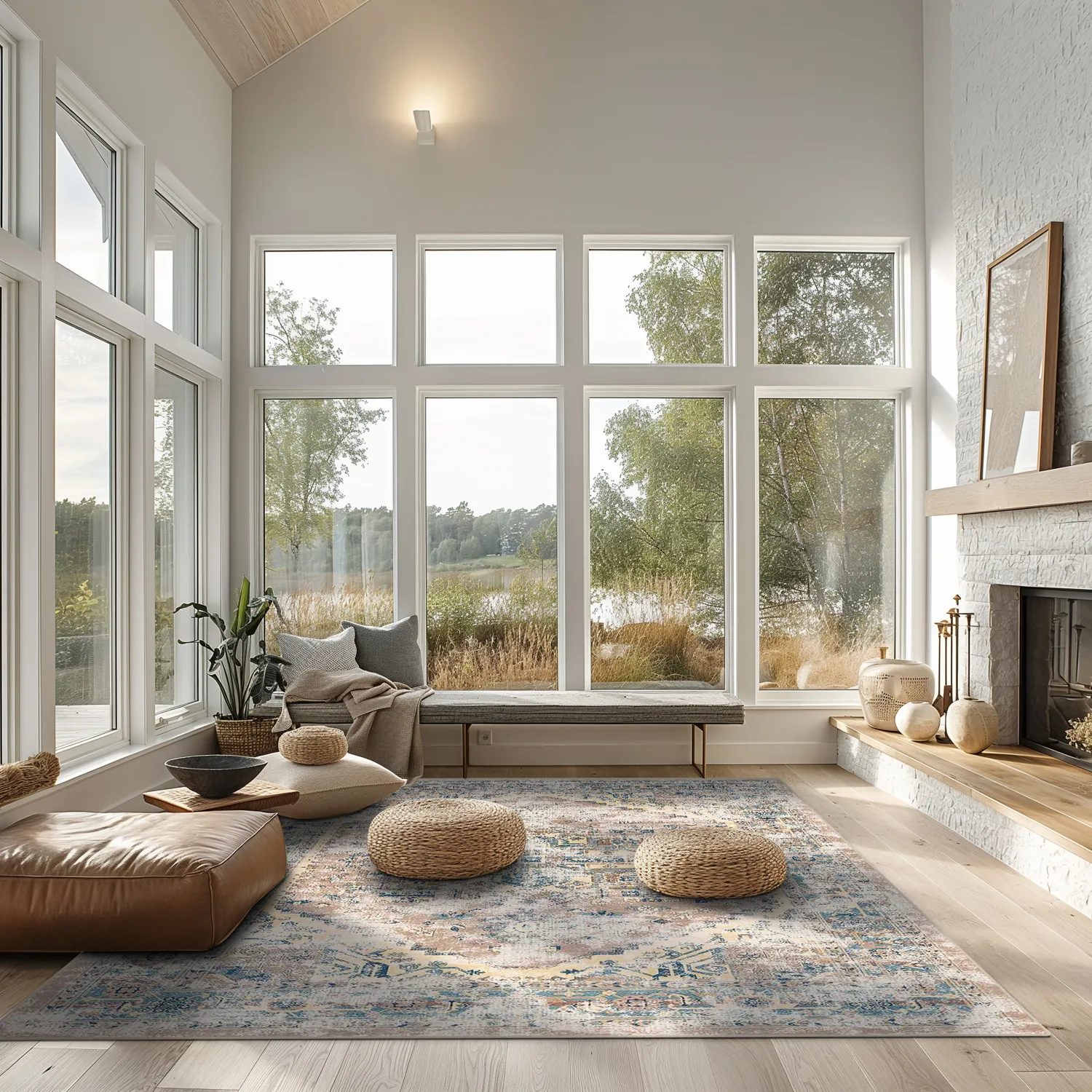 Koberec Wilton - Javis (modrá/multicolor)