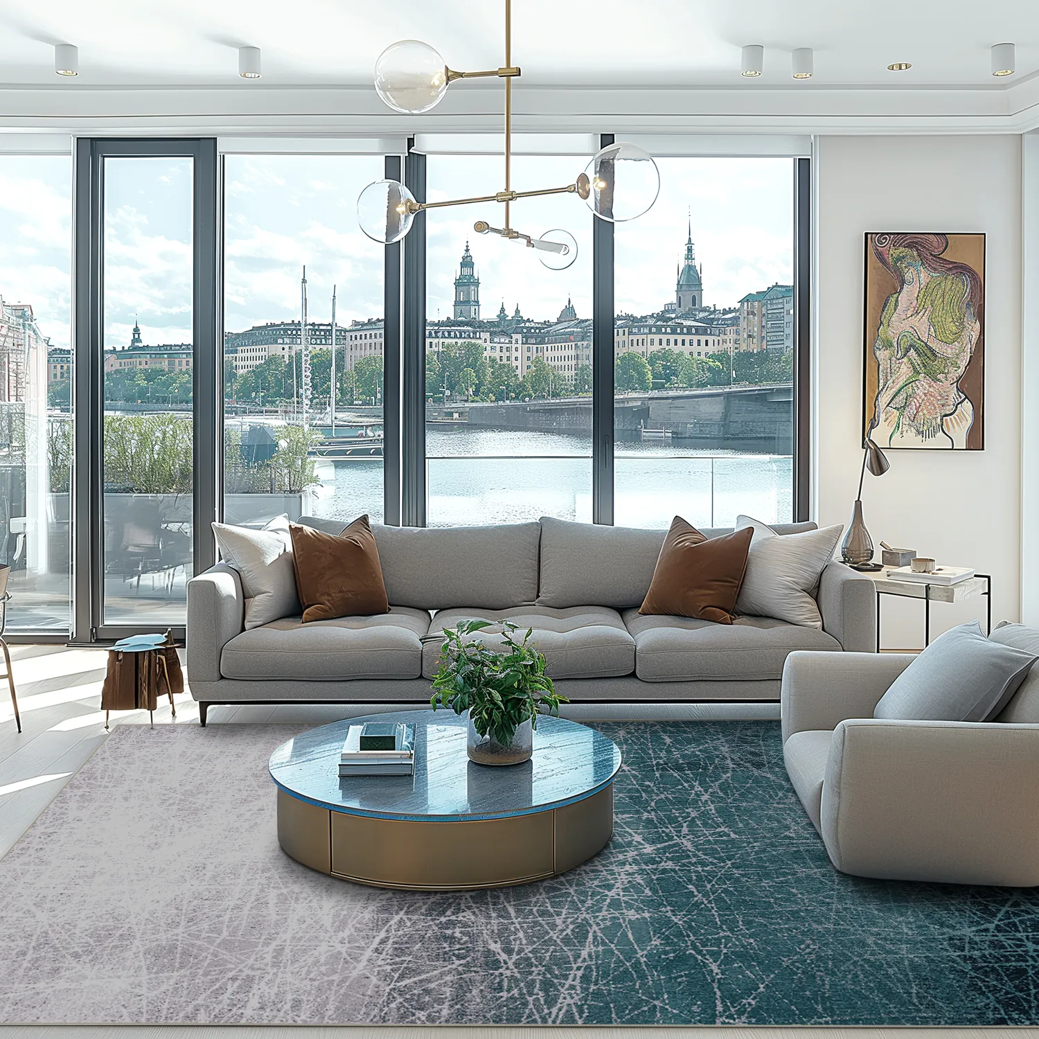 Koberec Wilton - Jervis (tyrkysový)