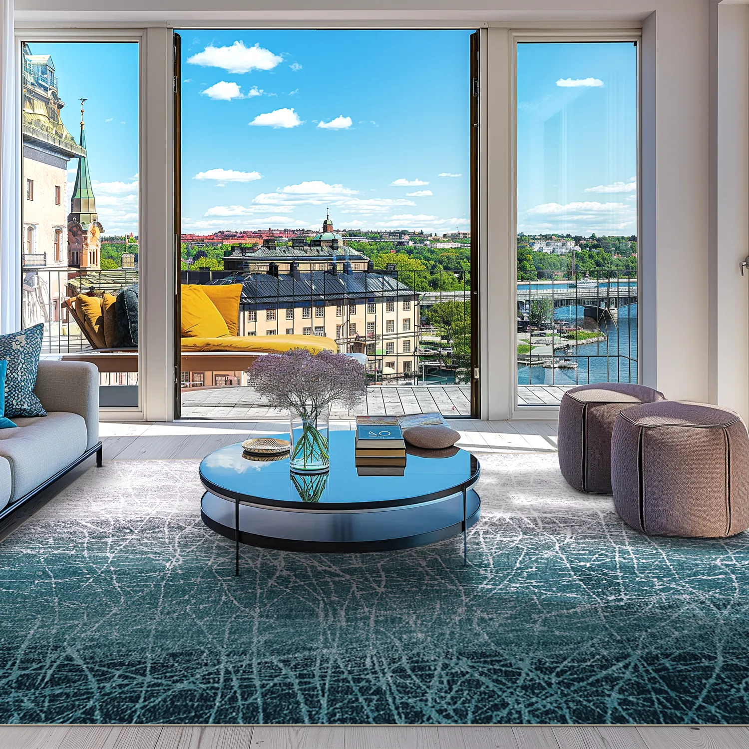 Koberec Wilton - Jervis (tyrkysový)