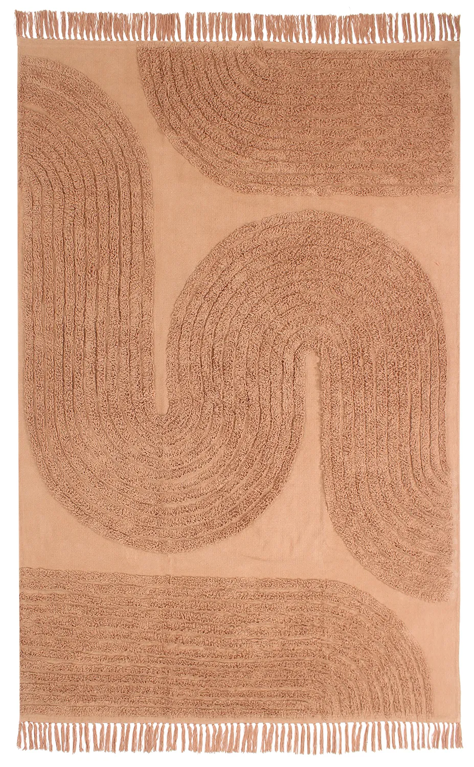 Koberce s dlhým vlasom - Jovie Natural Cotton Shaggy (terracota)