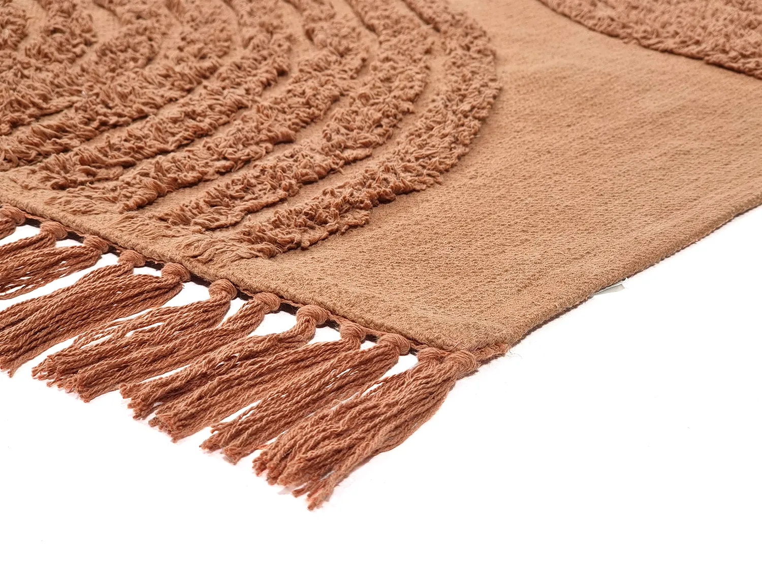 Koberce s dlhým vlasom - Jovie Natural Cotton Shaggy (terracota)