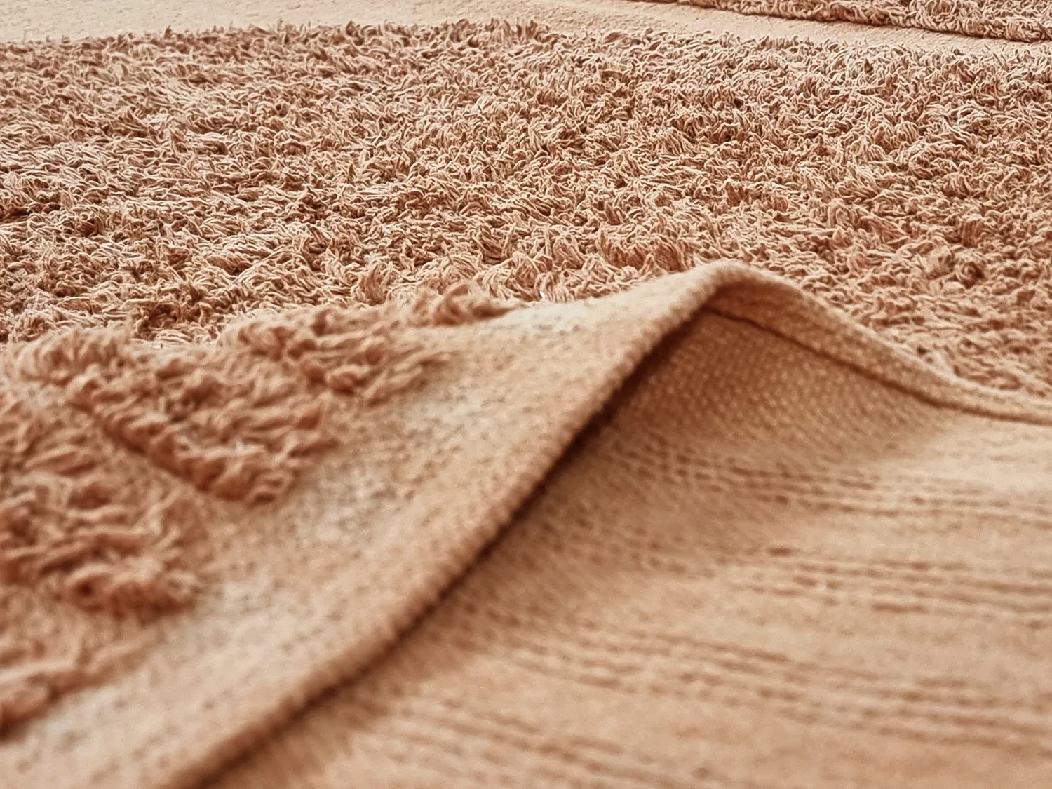 Koberce s dlhým vlasom - Jovie Natural Cotton Shaggy (terracota)