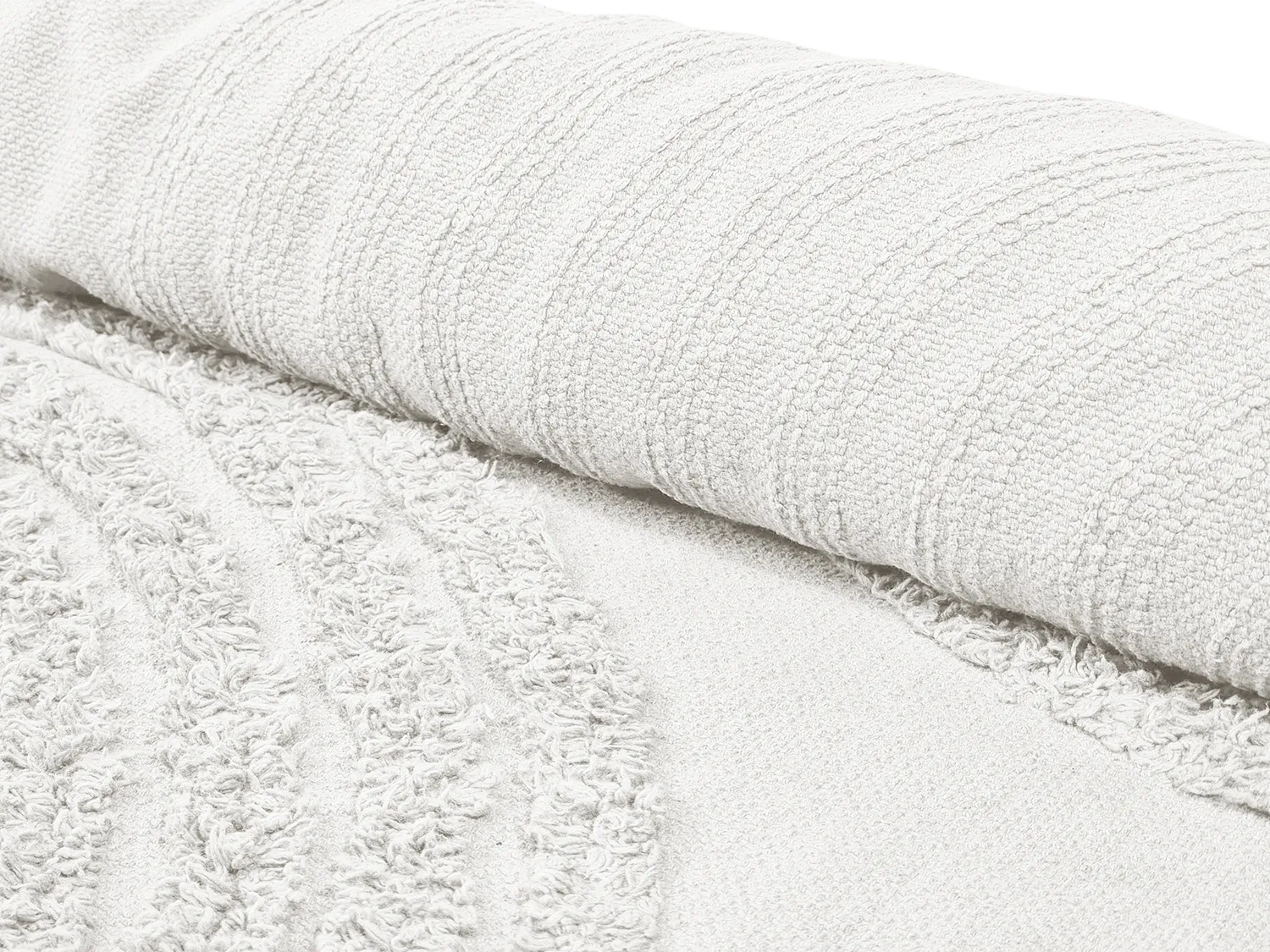 Kolo koberce - Jovie Natural Cotton Shaggy (offwhite)