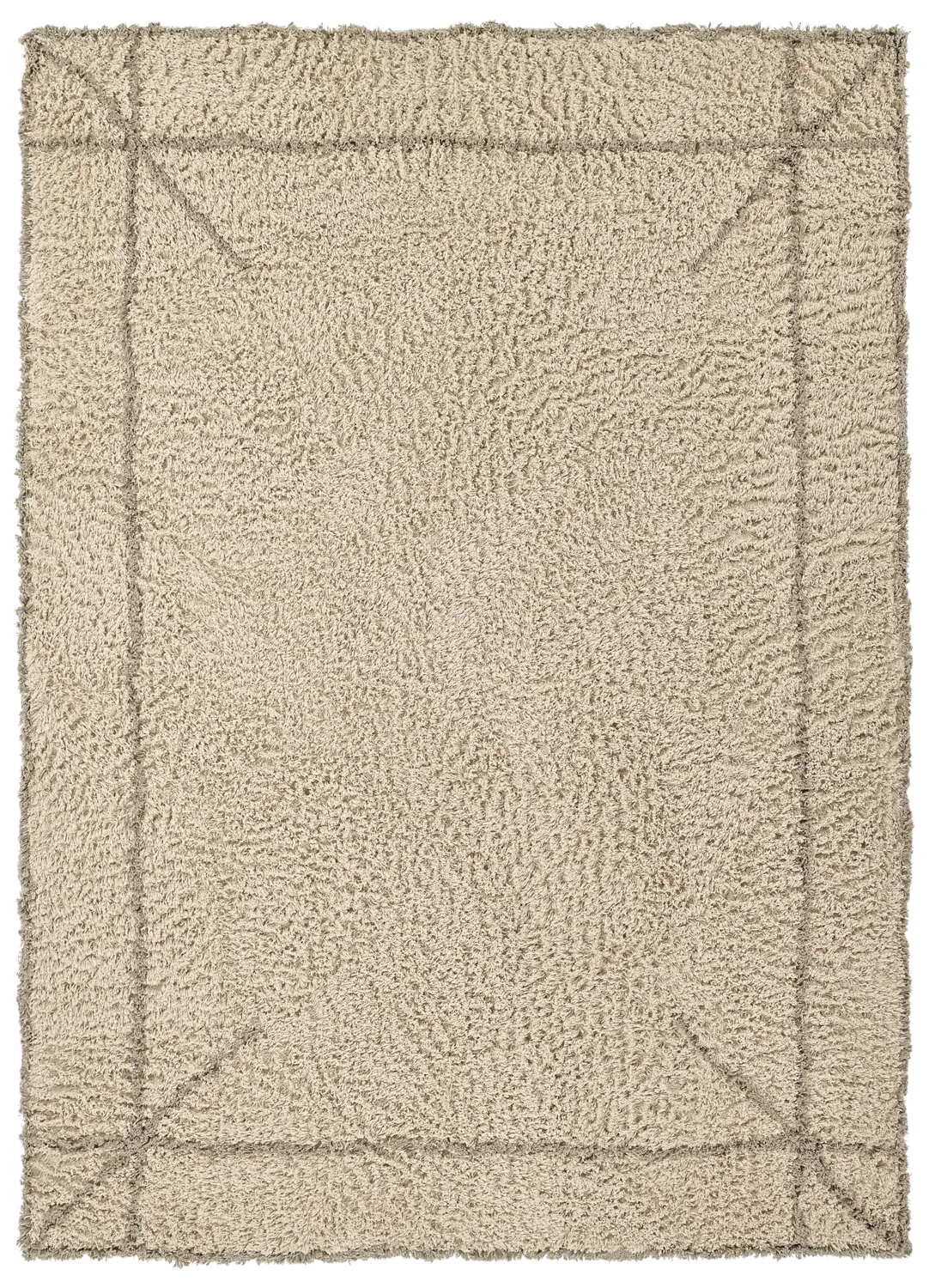 Koberce s dlhým vlasom - Kairi Natural Cotton Shaggy (béžová/taupe)