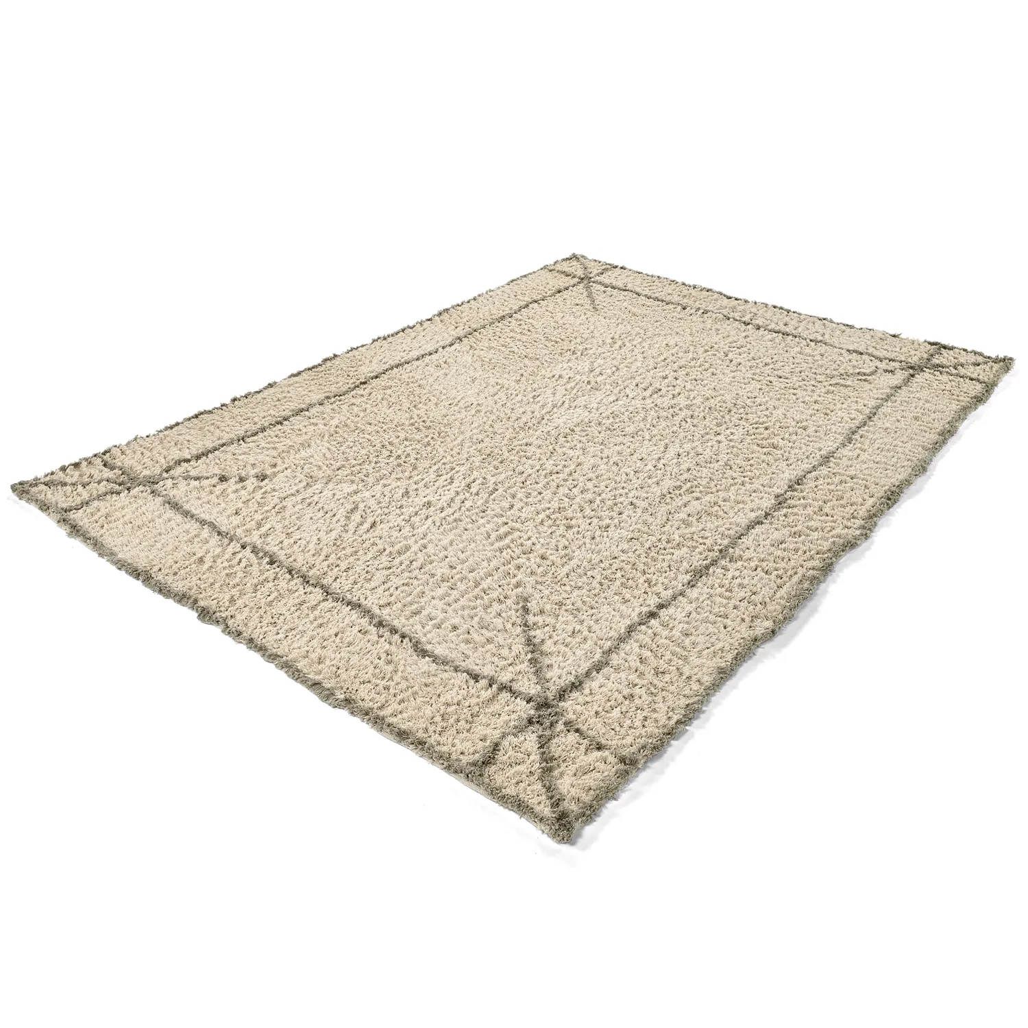 Koberce s dlhým vlasom - Kairi Natural Cotton Shaggy (béžová/taupe)