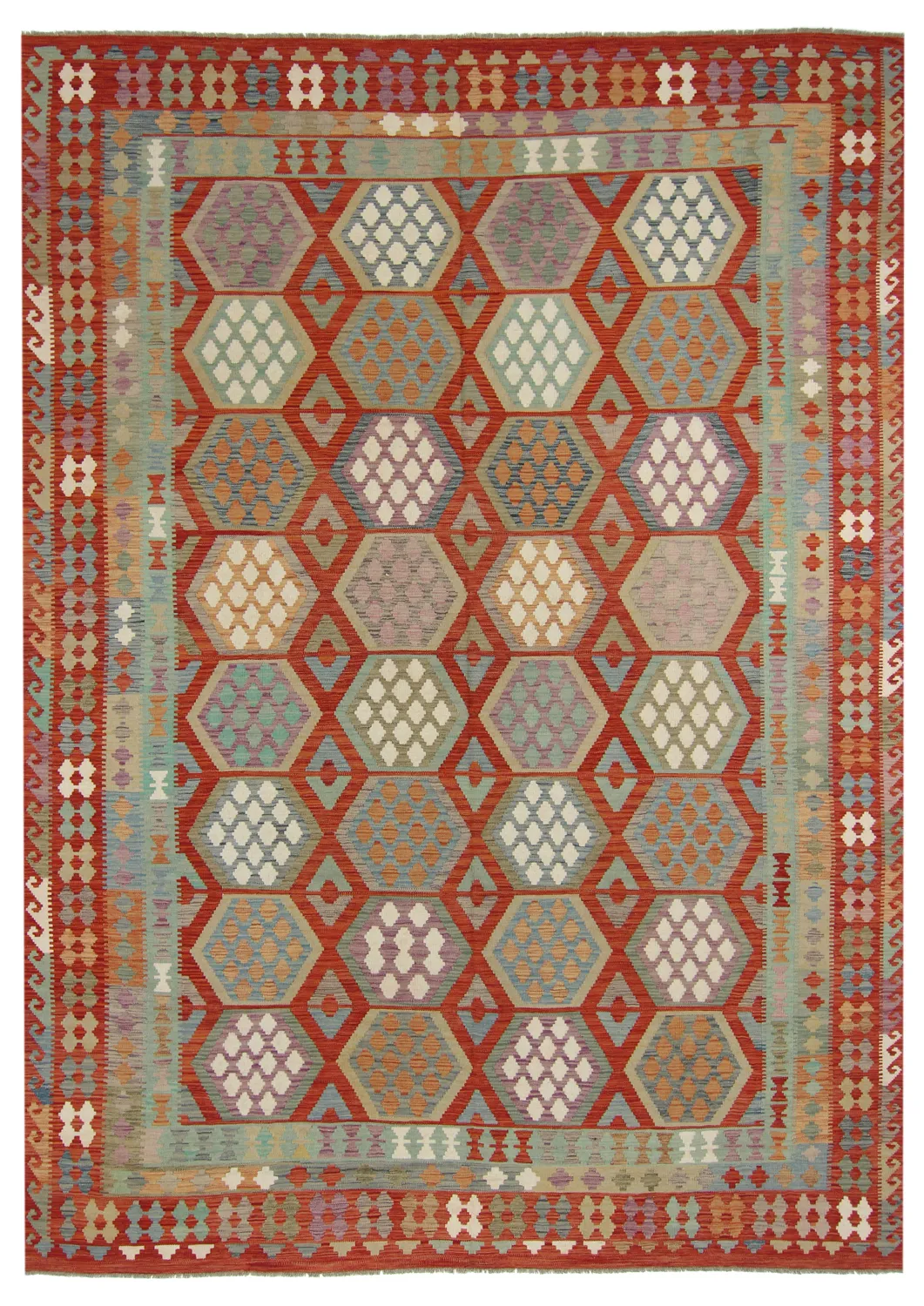 Orientálny kilimový koberec 353 x 253 cm