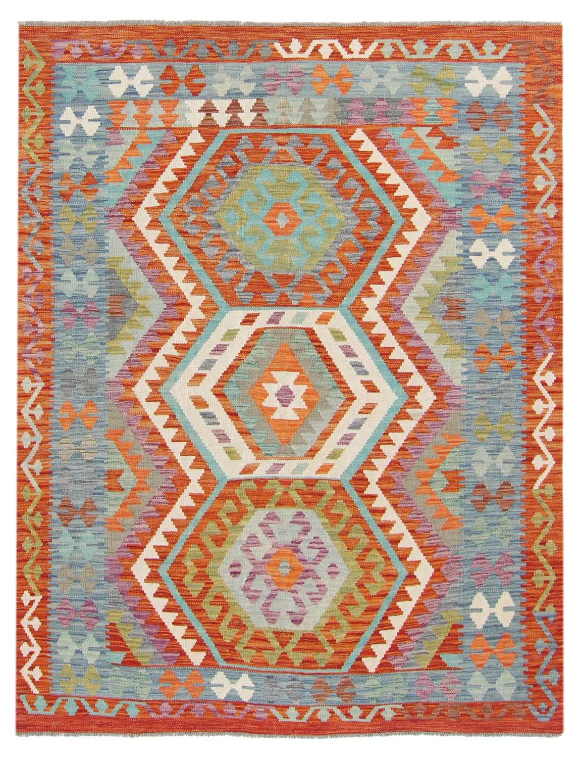 Orientálny kilimový koberec 198 x 155 cm