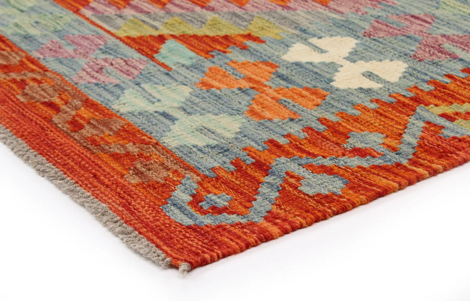 Orientálny kilimový koberec 198 x 155 cm