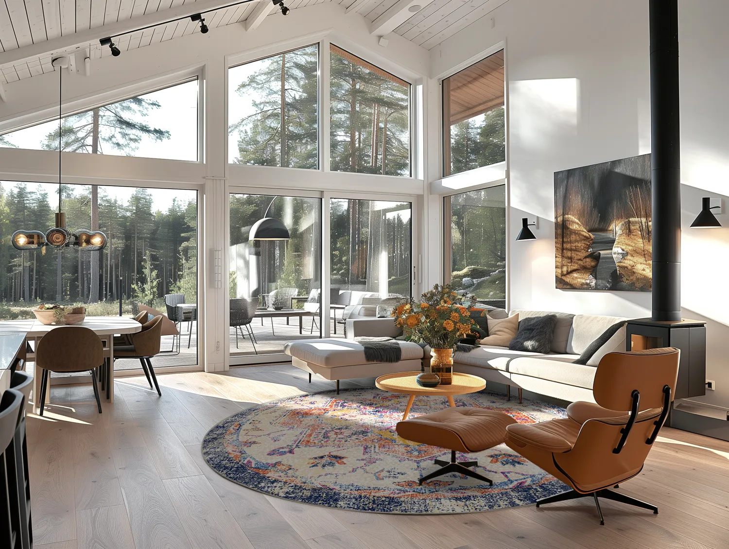 Kruhový koberec - Lamta (multicolor)