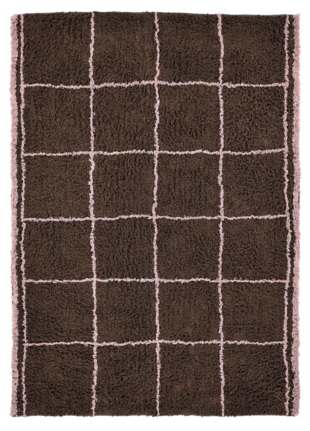 Koberce s dlhým vlasom - Lana Natural Cotton Shaggy (hnedá)