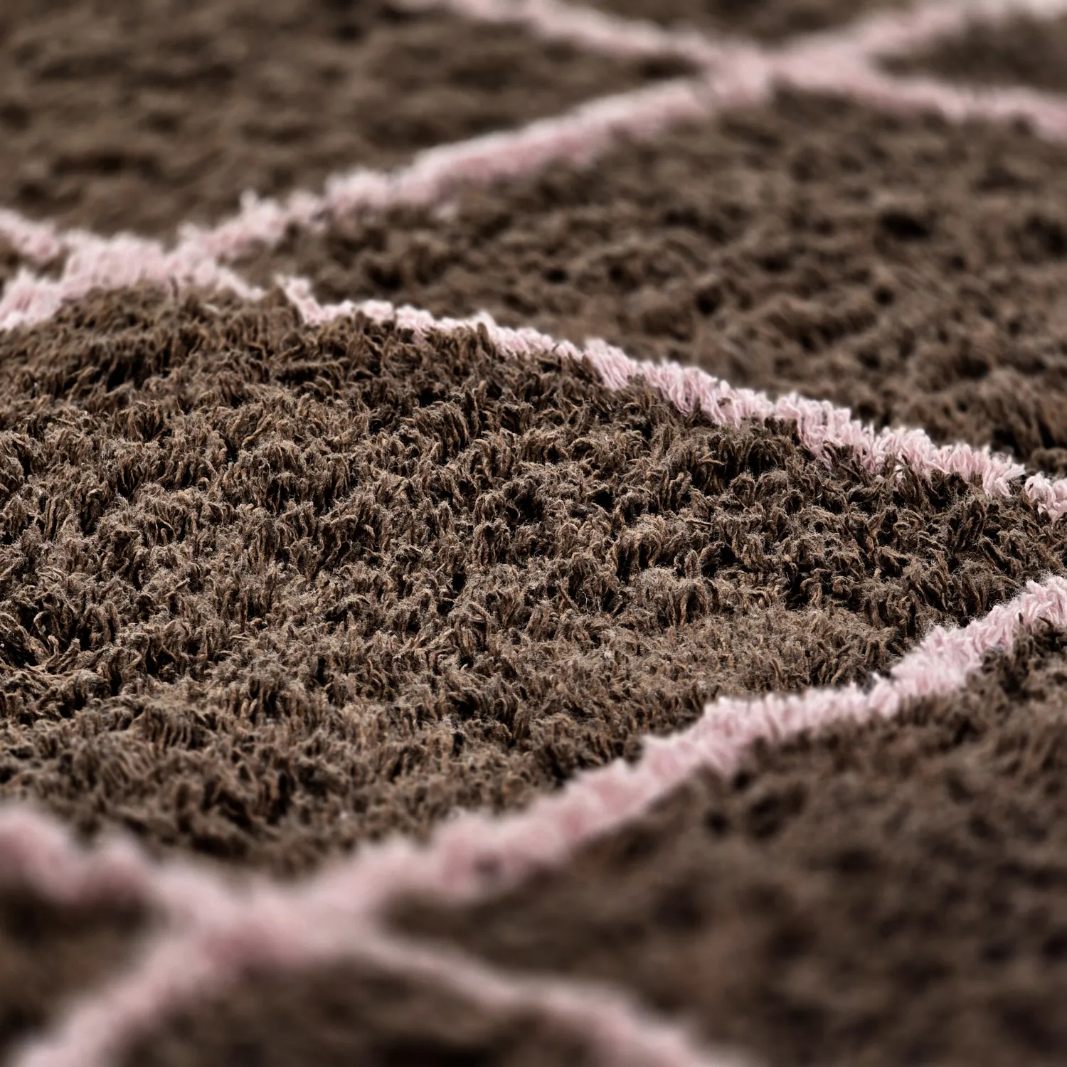 Koberce s dlhým vlasom - Lana Natural Cotton Shaggy (hnedá)