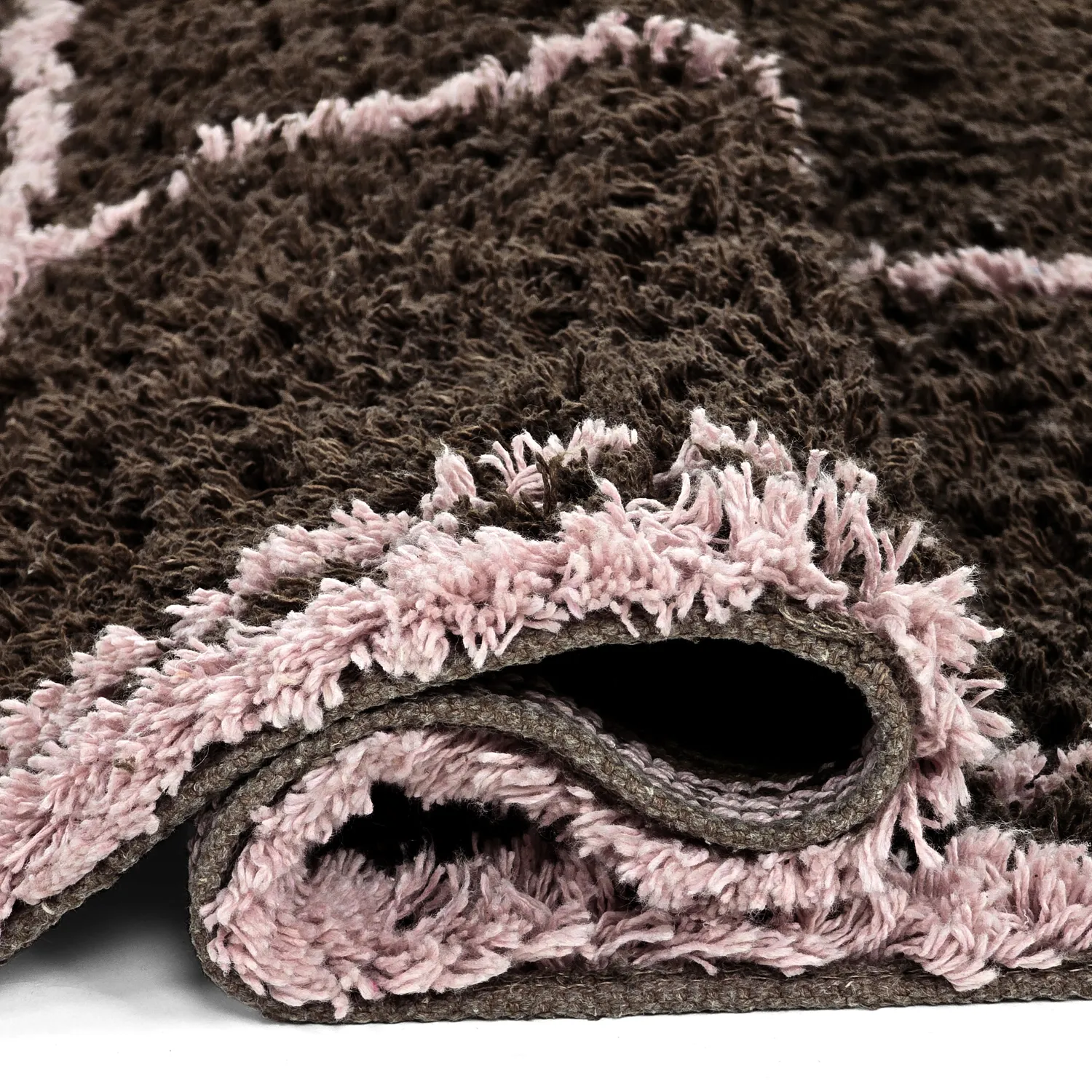 Koberce s dlhým vlasom - Lana Natural Cotton Shaggy (hnedá)