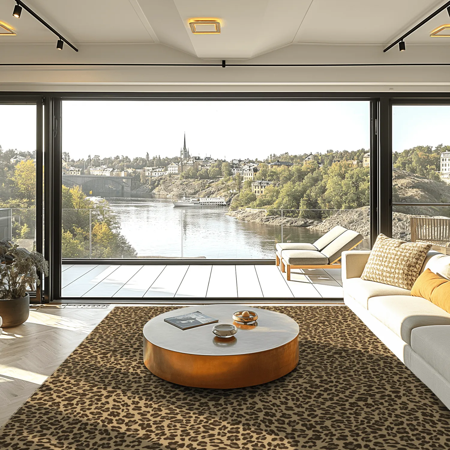 Koberec Wilton - Leopard (hnedý)