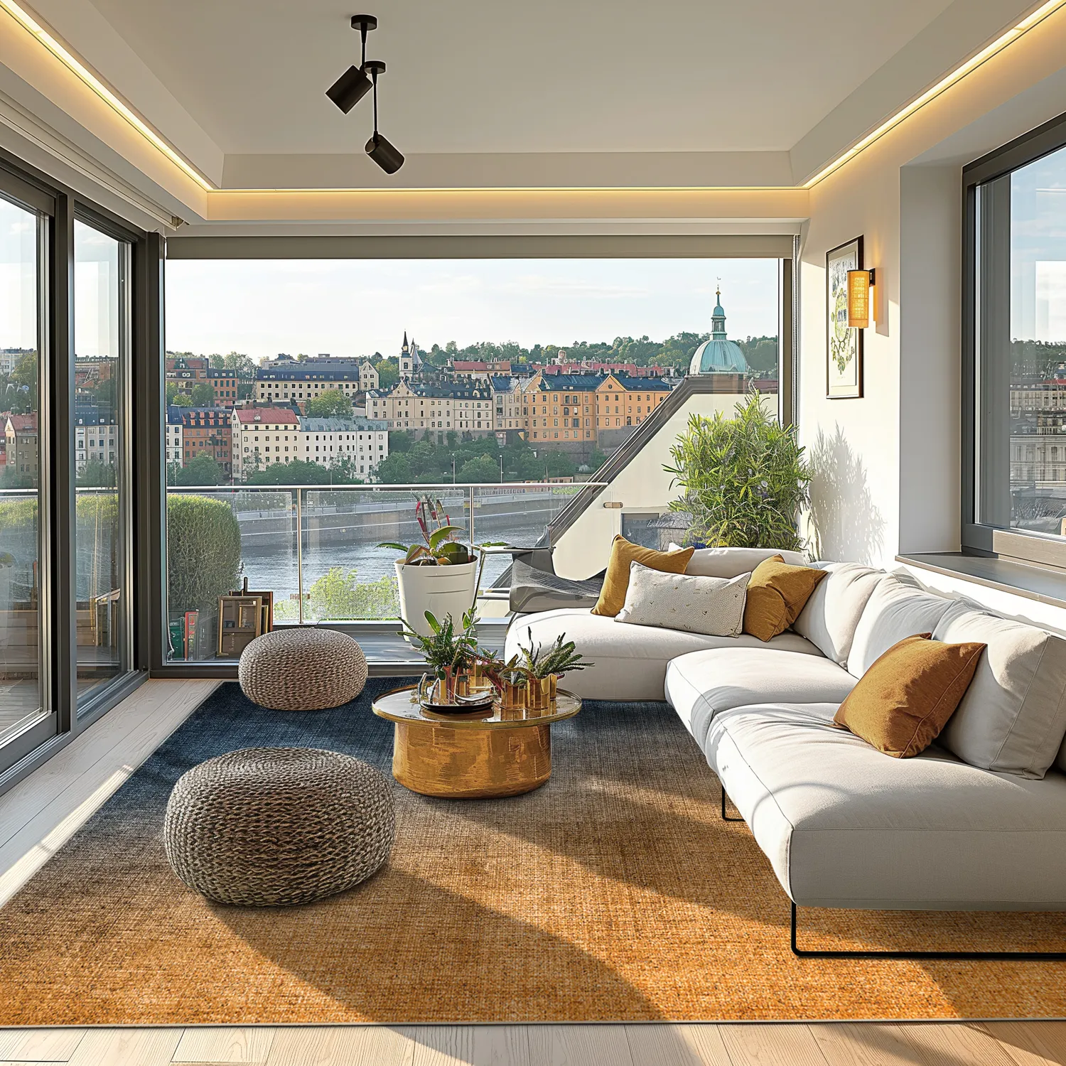 Koberec Wilton - Librilla (hnedá/modrá)