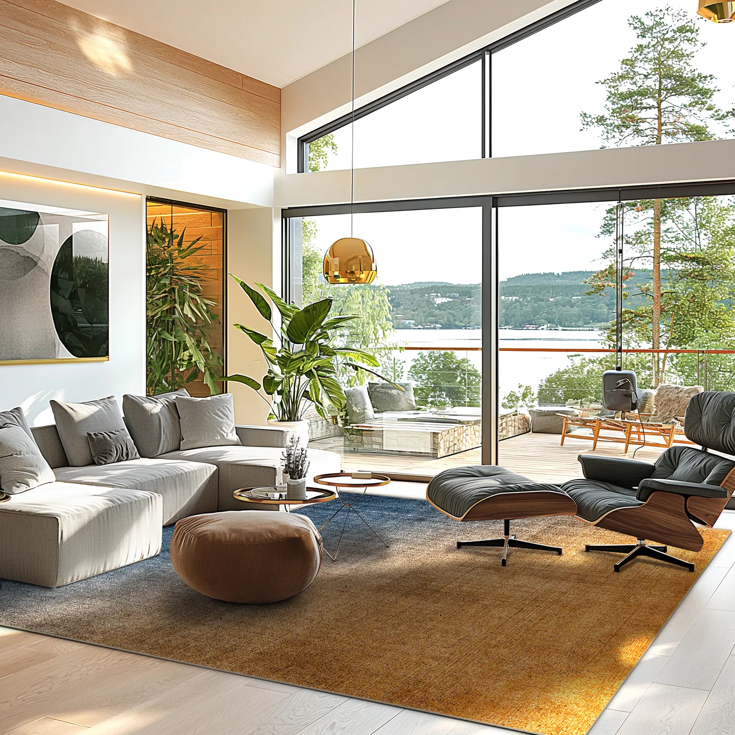 Koberec Wilton - Librilla (hnedá/modrá)