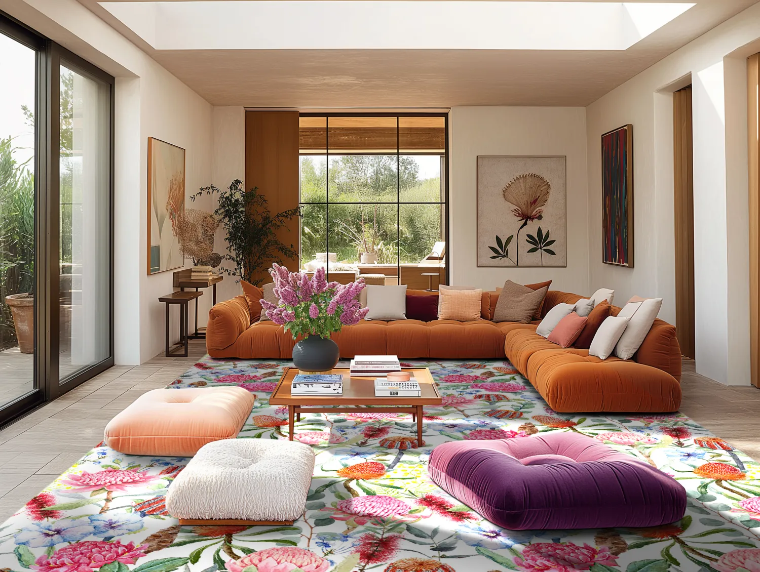 Koberec Wilton - Lois (ružová/multi)