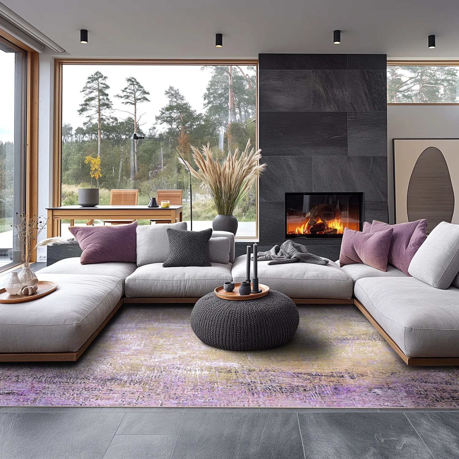 Koberec Wilton - Loures (fialový)