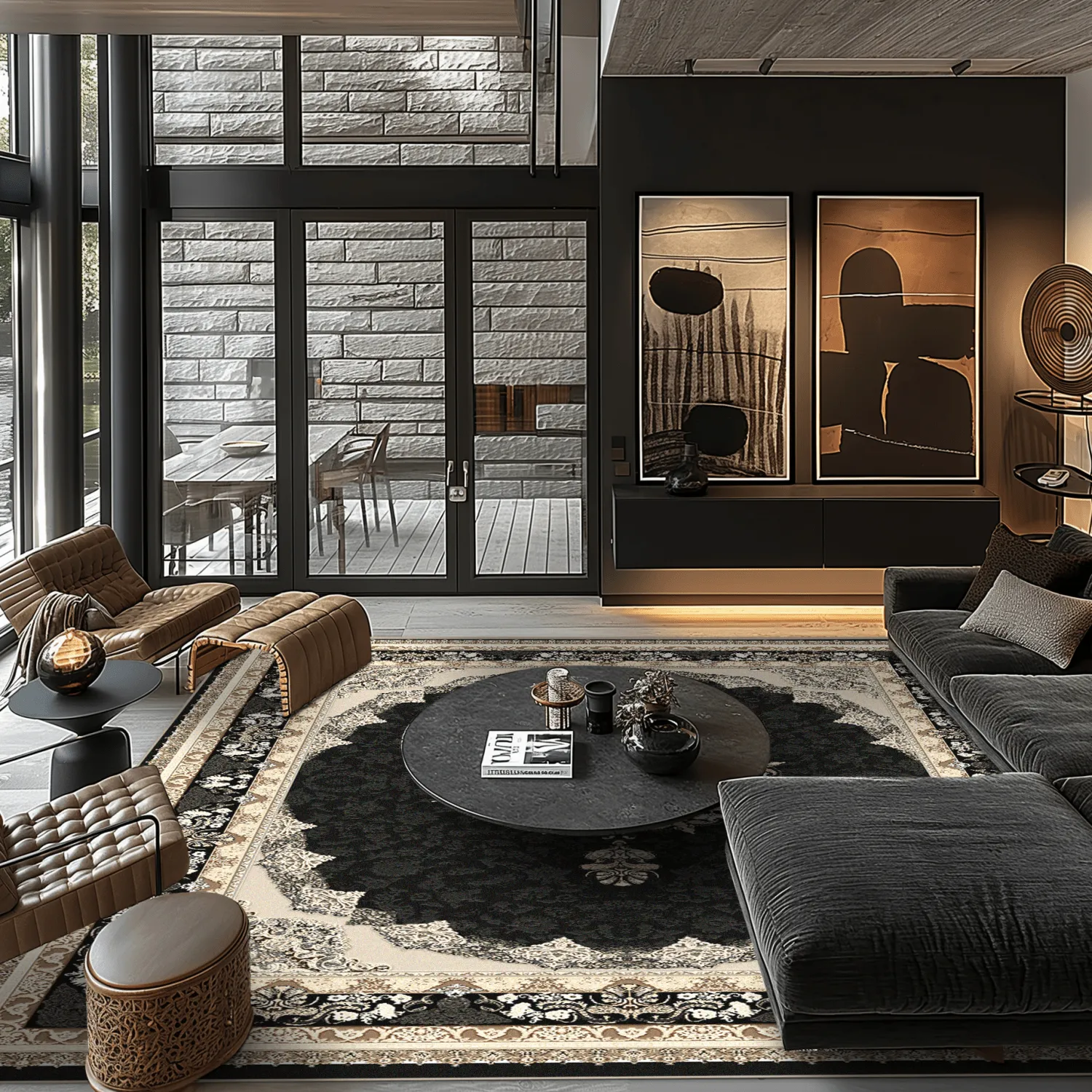 Koberec Wilton - Lukla (čierny)