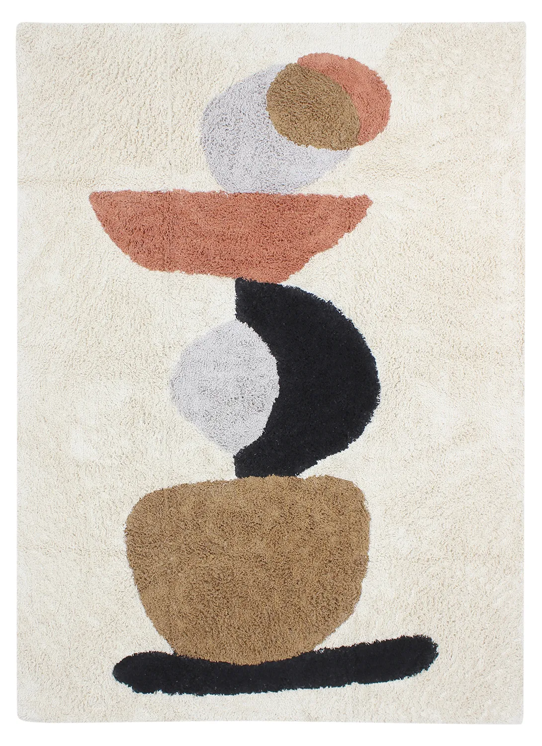 Koberec s dlhým vlasom - Mantona Natural Cotton Shaggy (multi)