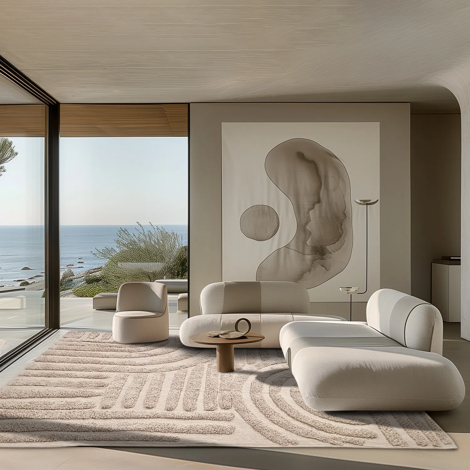 Koberce s dlhým vlasom - Margo Natural Cotton Shaggy (béžová)