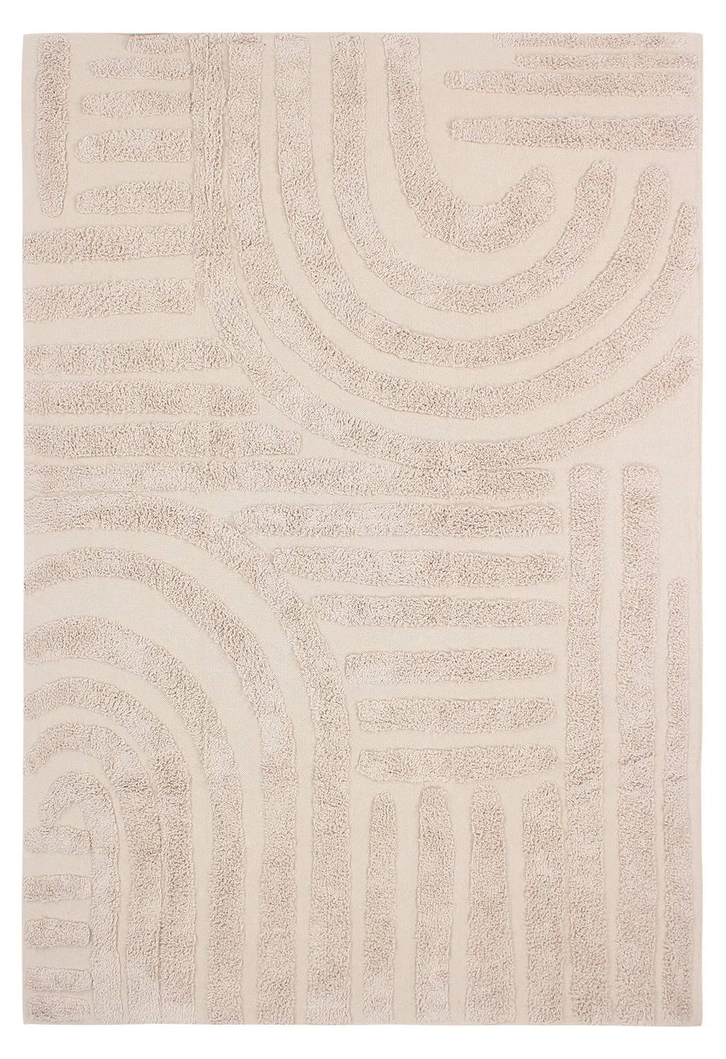 Koberce s dlhým vlasom - Margo Natural Cotton Shaggy (béžová)