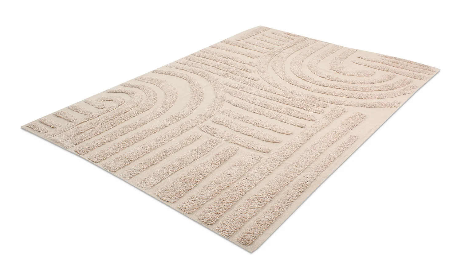 Koberce s dlhým vlasom - Margo Natural Cotton Shaggy (béžová)