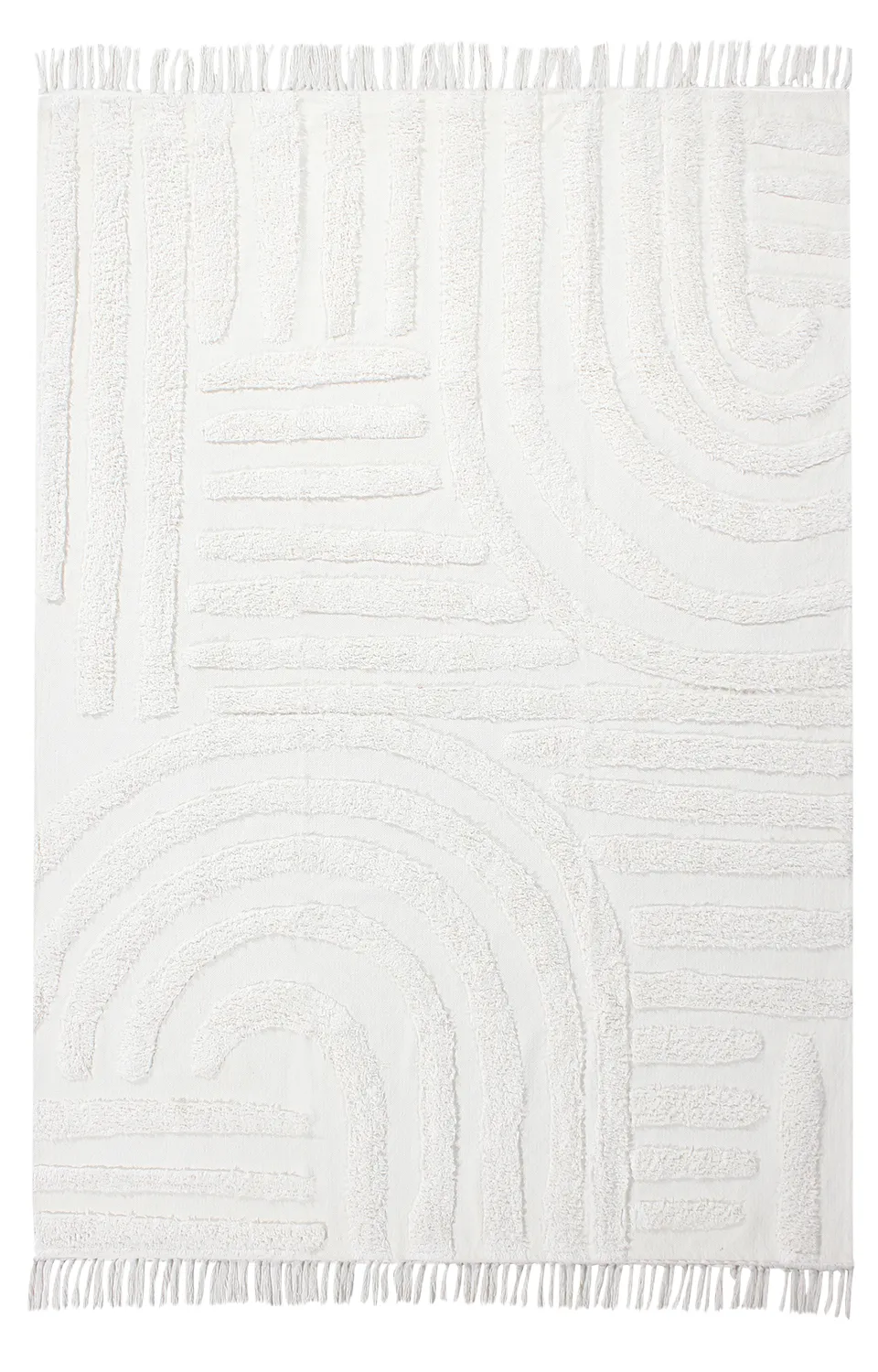 Koberce s dlhým vlasom - Mavis Natural Cotton Shaggy (offwhite)